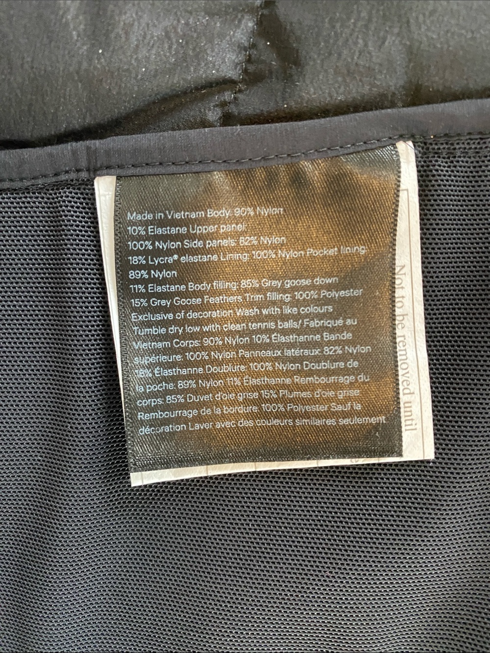 lululemon athletica Black Quilted Hybrid Vest - Picture 3 of 6